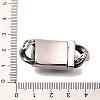 304 Stainless Steel Magnetic Clasps STAS-R140-20AS-3