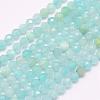 Natural Amazonite Beads Strands G-F509-25-4mm-1