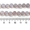Electroplate Glass Beads Strands EGLA-C010-01A-PL04-4