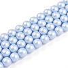 Baking Painted Pearlized Glass Pearl Bead Strands HY-N002-6mm-C04-2