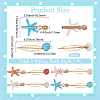4 Bags 4 Colors Snap Hair Clips PHAR-CY0001-03-2