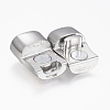 Tarnish Resistant 304 Stainless Steel Magnetic Clasps X-STAS-F130-18P-2