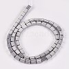 Electroplate Non-magnetic Synthetic Hematite Beads Strands G-P367-K-06-1