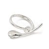 Brass Open Cuff Ring Settings KK-G518-10P-02-2