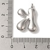 Non-Tarnish 304 Stainless Steel Pendants STAS-M017-08P-11-3