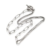 Non-Tarnish 304 Stainless Steel Chain Necklaces NJEW-JN02767-4