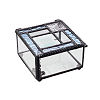 Tin Jewelry Box OBOX-WH0007-08-1