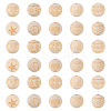 100Pcs 10 Style Unfinished Natural Wood European Beads WOOD-TA0001-55-2