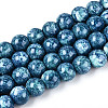 Baking Paint Glass Beads Strands DGLA-N016-10mm-10-1