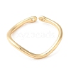 Zinc Alloy and 14K Gold Open Cuff Ring RJEW-Q169-01G-01-2