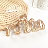 Ink Style Plastic Large Claw Hair Clips PW-WGA03CE-04-1