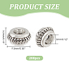 DICOSMETIC Donut Tibetan Style Alloy Spacer Beads TIBEB-DC0001-01-2