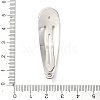 304 Stainless Steel Snap Hair Clip Finding STAS-B126-01A-P-3