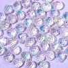 50Pcs Strawberry Transparent Glass Charms PW-WGCC72C-10-1