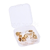 12pcs 3 Size Vacuum Plating 304 Stainless Steel Leverback Earring Findings STAS-ZZ0001-04G-5