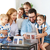 4 Inch Acrylic Desk Calendar Storage Photo Albums Stands AJEW-WH0819-011B-5