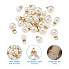 Beadthoven 120Pcs 3 Style Acrylic Pearl Pendants IFIN-BT0001-05-11