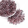 Baking Paint Transparent Glass Beads DGLA-T004-08A-3