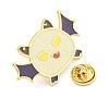 Halloween Theme Golden Alloy Brooches JEWB-Z023-01F-3