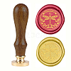 DIY Wood Wax Seal Stamp AJEW-WH0131-299-1