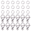 304 Stainless Steel Lobster Claw Clasps STAS-PH0019-53P-1