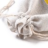 Halloween Cotton Cloth Storage Pouches ABAG-M004-01F-4