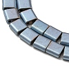 Electroplated Non-magnetic Synthetic Hematite Beads Strands G-C106-A01-08-3