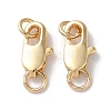 Rack Plating Brass Lobster Claw Clasps X-KK-F090-24LG-01-1