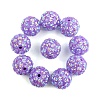 10Pcs Opaque Acrylic Beads OACR-YW0003-35M-1