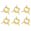 Rack Plating Brass Spring Ring Clasps KK-YW0001-47-1