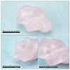 Torch Natural Rose Quartz Display Decorations DJEW-WH0042-08A-03-4