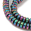 Electroplated Synthetic Non-Magnetic Hematite Beads Strands G-I360-C03-07-3
