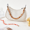 2Pcs 2 Colors Bag Chain Straps AJEW-BM0001-09-4