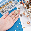 100Pcs 10 Style Tibetan Style Alloy Bead Cones FIND-PH0018-47-4