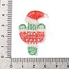 Christmas Theme Acrylic Pendants OACR-I010-07F-3