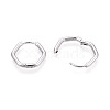 304 Stainless Steel Hoop Earrings STAS-T074-22P-2