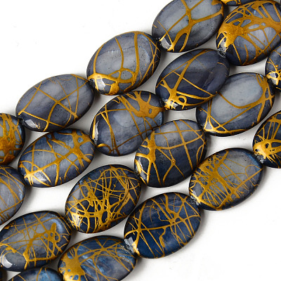 Natural Freshwater Shell Beads Strands SHEL-N026-90-1