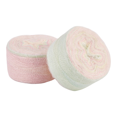 Segment Dyed Knitting Yarn DIY-TAC0033-03B-1