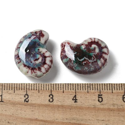 Handmade Porcelain Beads PORC-L080-F14-1
