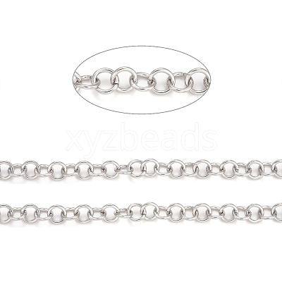 Tarnish Resistant 304 Stainless Steel Rolo Chains CHS-F011-08C-P-1