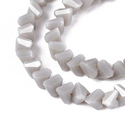 Opaque Glass Beads Strands GLAA-N019-4mm-21-1