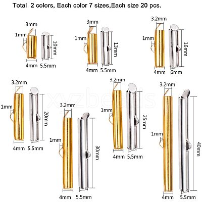 Iron Slide On End Clasp Tubes IFIN-PH0024-18-1