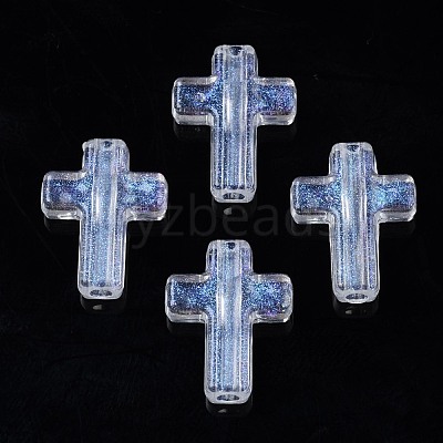 Transparent Acrylic Beads OACR-N008-100-1