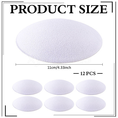 Cloth Round Fascinator Hat Base for Millinery Magic AJEW-WH0270-739A-1