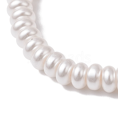 Transparent Spray Painted Glass Beaded Bracelets for Children BJEW-JB11756-1