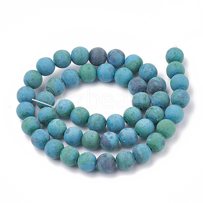 Synthetic Chrysocolla Beads Strands X-G-T106-194-1