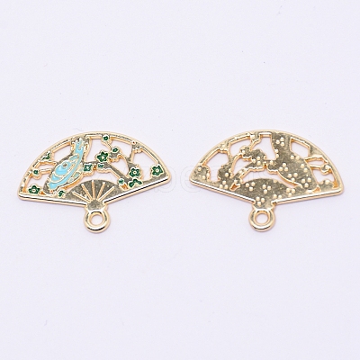 Alloy Enamel Pendants PALLOY-WH0081-10B-1