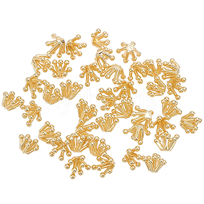 40Pcs Brass Cabochons KK-BBC0026-05-1