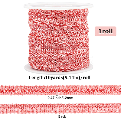 10Yards Polyester Lace Trim Ribbon OCOR-GF0004-83A-1