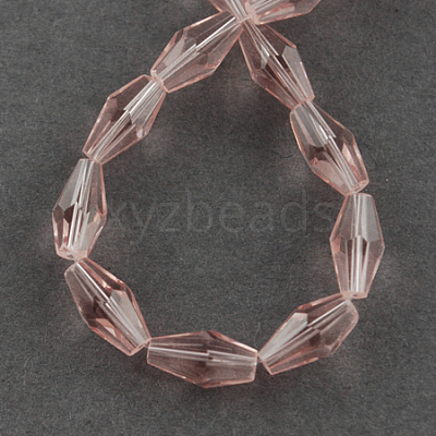Glass Beads Strands GLAA-R026-8x4mm-M-1